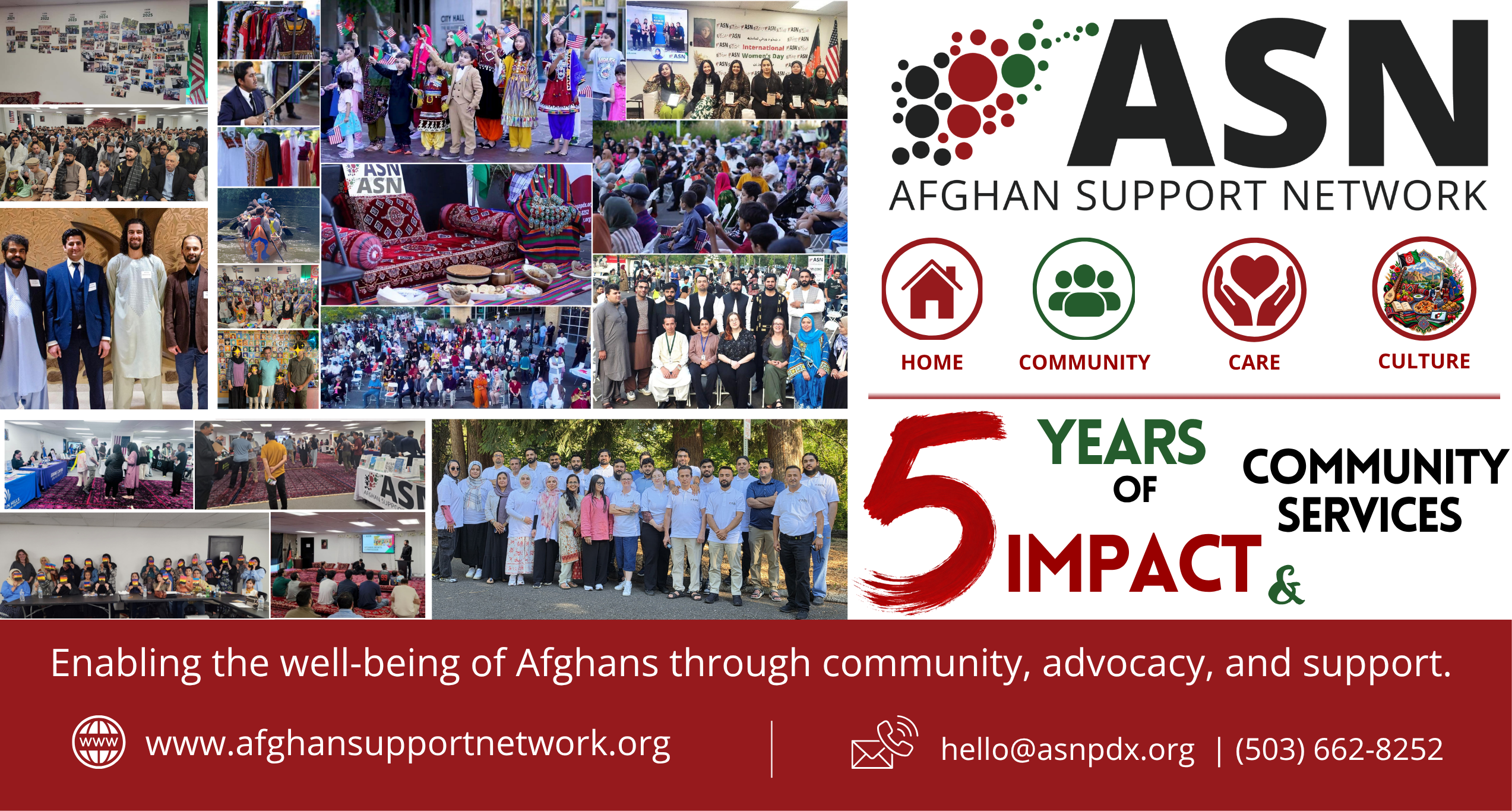 Afghan Support Network - Five Years of Impact
